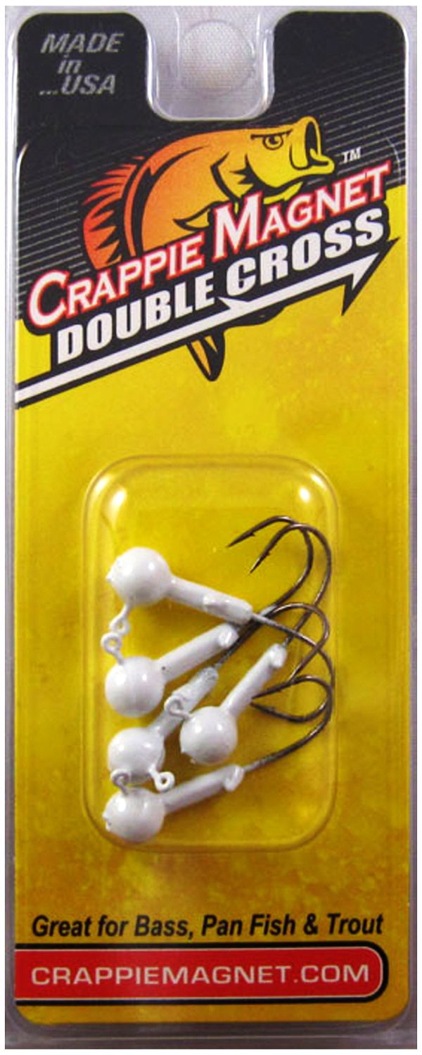 Leland's Lures Crappie Magnet Double Cross Jig Heads
