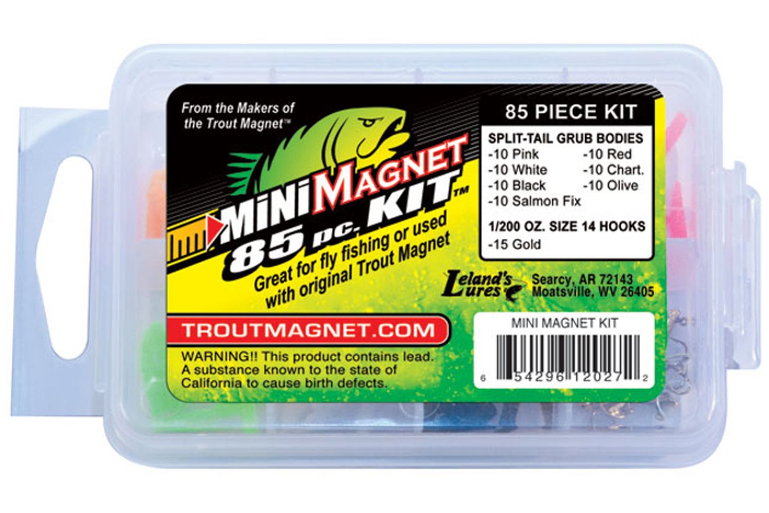 Leland's Trout Magnet Mini Magnet Lure Kit