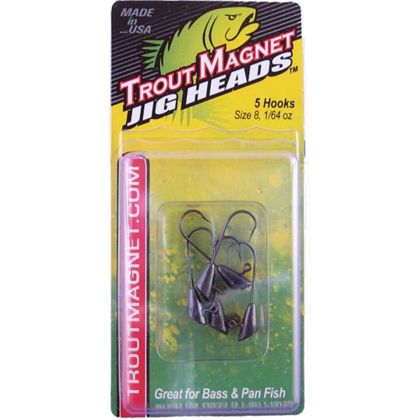 Leland's Lures Trout Magnet Replacement Jig Heads - 5 Piece Pack