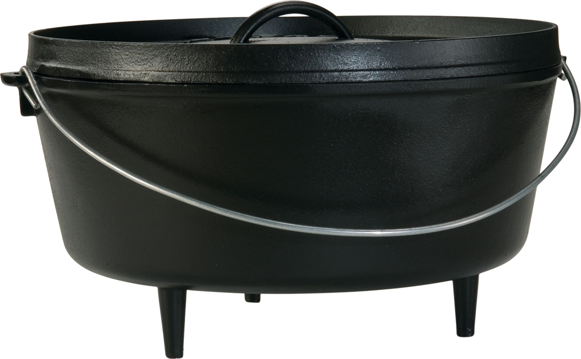 LODGE Cast Iron 10 Quart Camp Dutch Oven