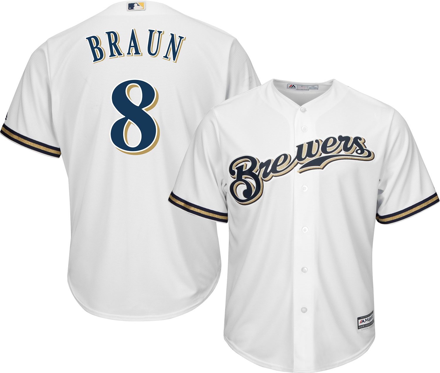 milwaukee brewers braun jersey