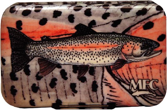 Montana Fly Company Currier's Rainbow Trout Fly Box with Optional Leaf
