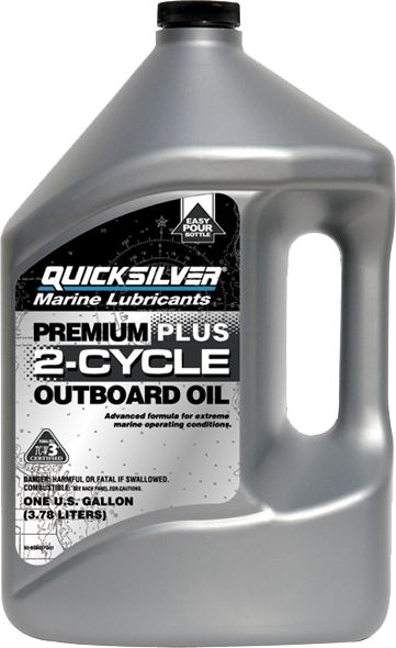 Quicksilver Premium 2-Stroke TC-W3 Outboard Oil - Gallon
