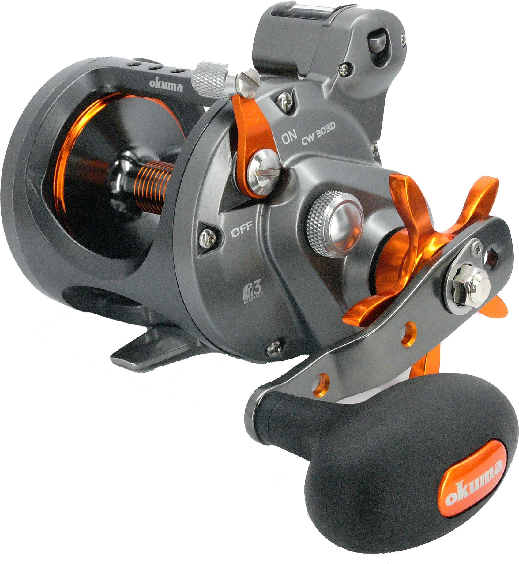 Okuma Cold Water Line Counter Reels, Right Hand - 731114, Trolling