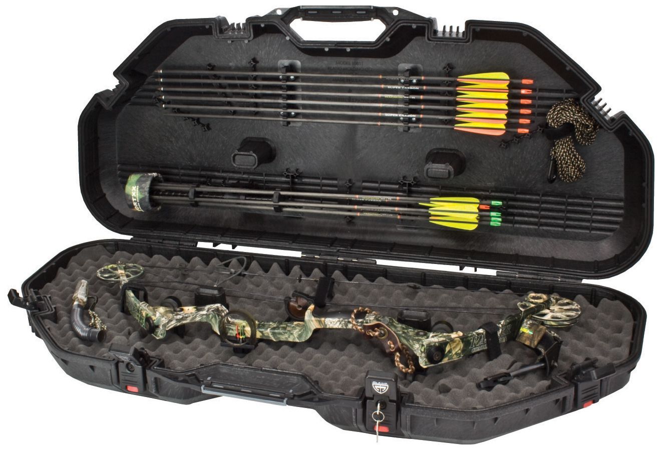 hard bow case with storage