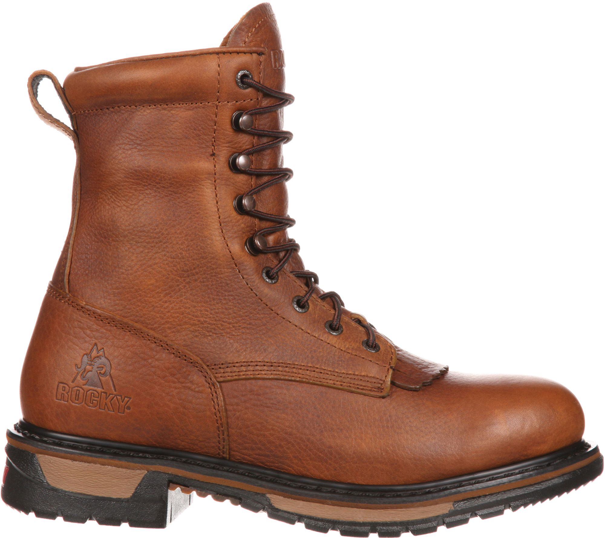 Rocky Men's Original Ride Lacer 8'' Waterproof Work Boots