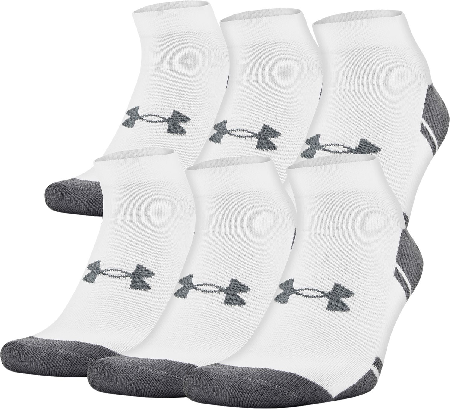 Under Armour Resistor Low Cut Athletic Socks - 6 Pack