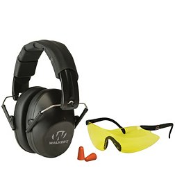 Walker's Game Ear Pro Shooting Earmuffs and Glasses Safety Combo