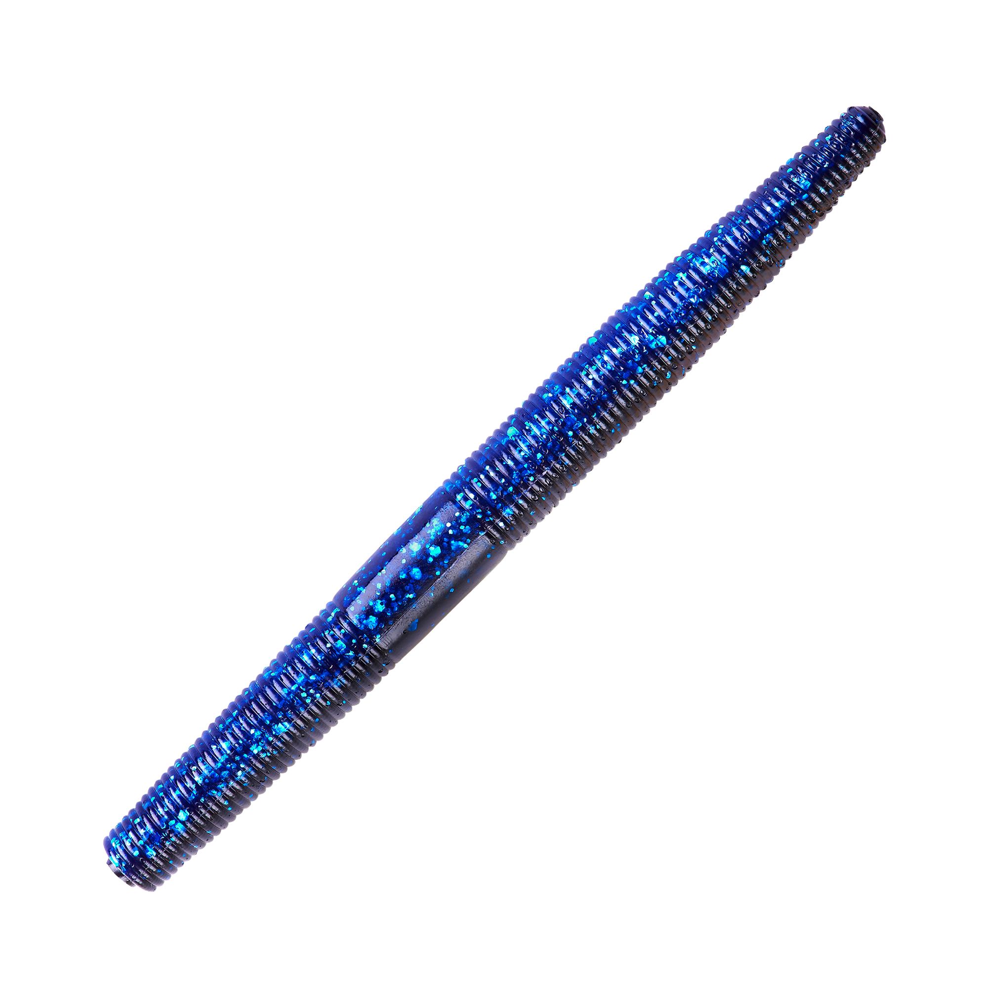 YUM Dinger Soft Bait, Black/Blue Laminate