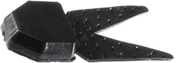Zoom Bait Small Salty Chunk Soft Bait, Black