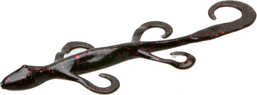 Black Red Glitter