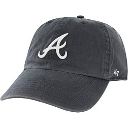 ‘47 Men's Atlanta Braves Navy Clean Up Adjustable Hat