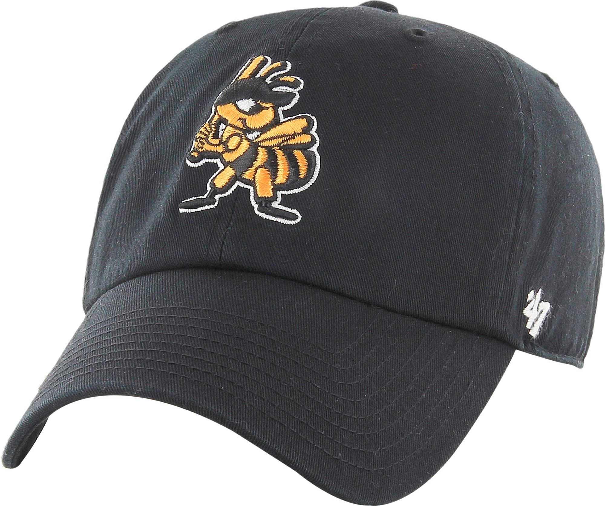 Men's Salt Lake Bees Clean Up Black Adjustable Hat