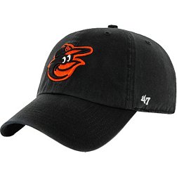 ‘47 Men's Baltimore Orioles Clean Up Black Adjustable Hat