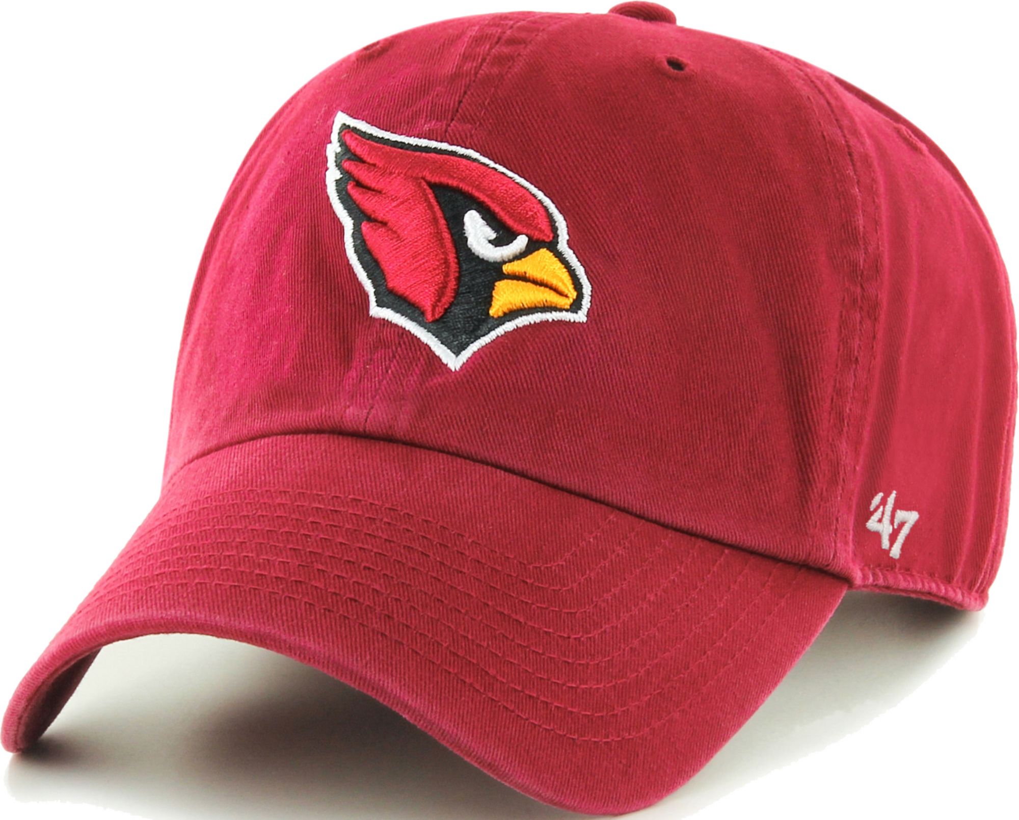 '47 Adult Arizona Cardinals Red Clean Up Adjustable Hat