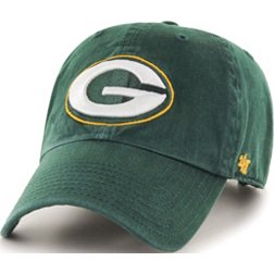 '47 Men's Green Bay Packers Green Clean Up Adjustable Hat