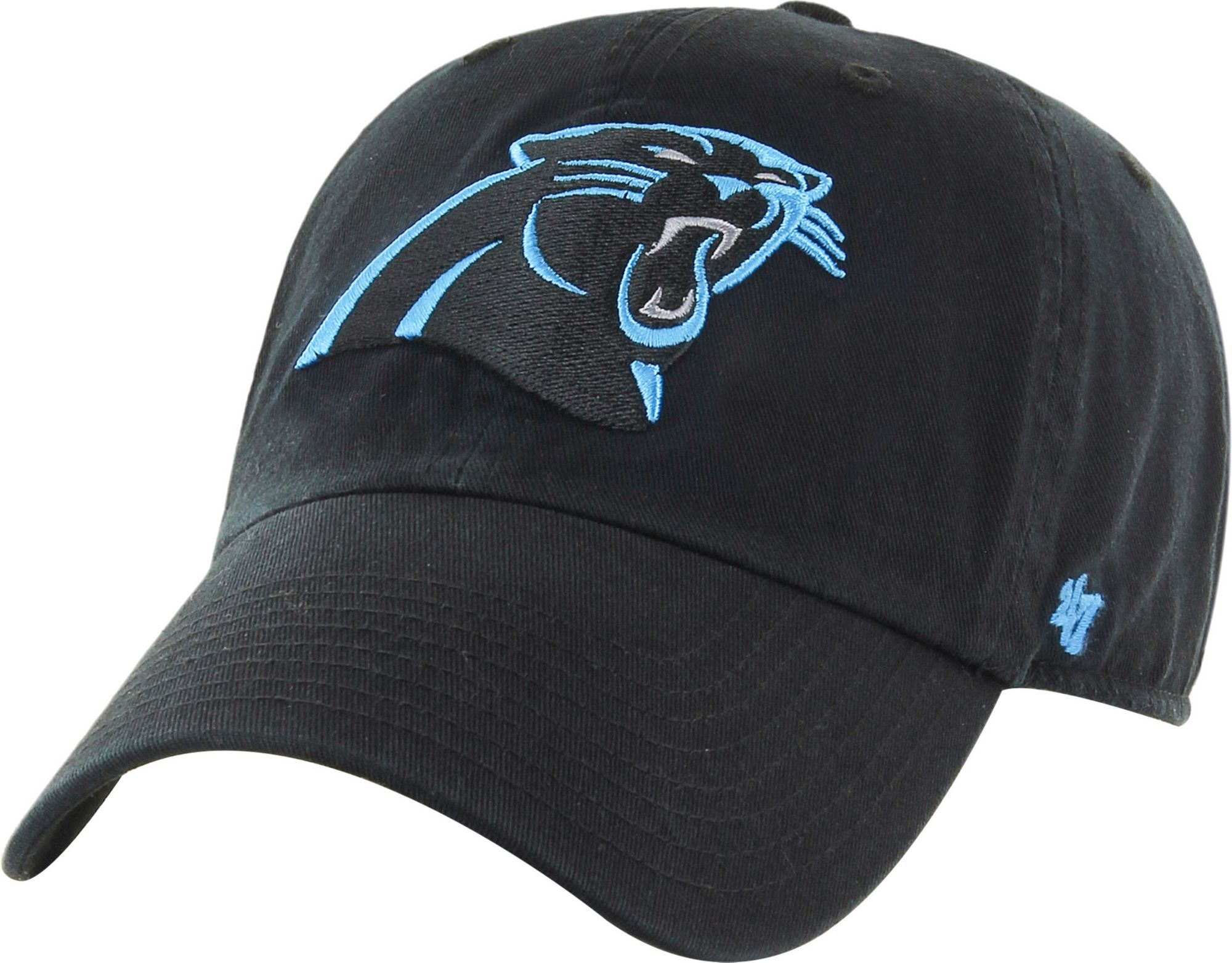 gray carolina panthers hat