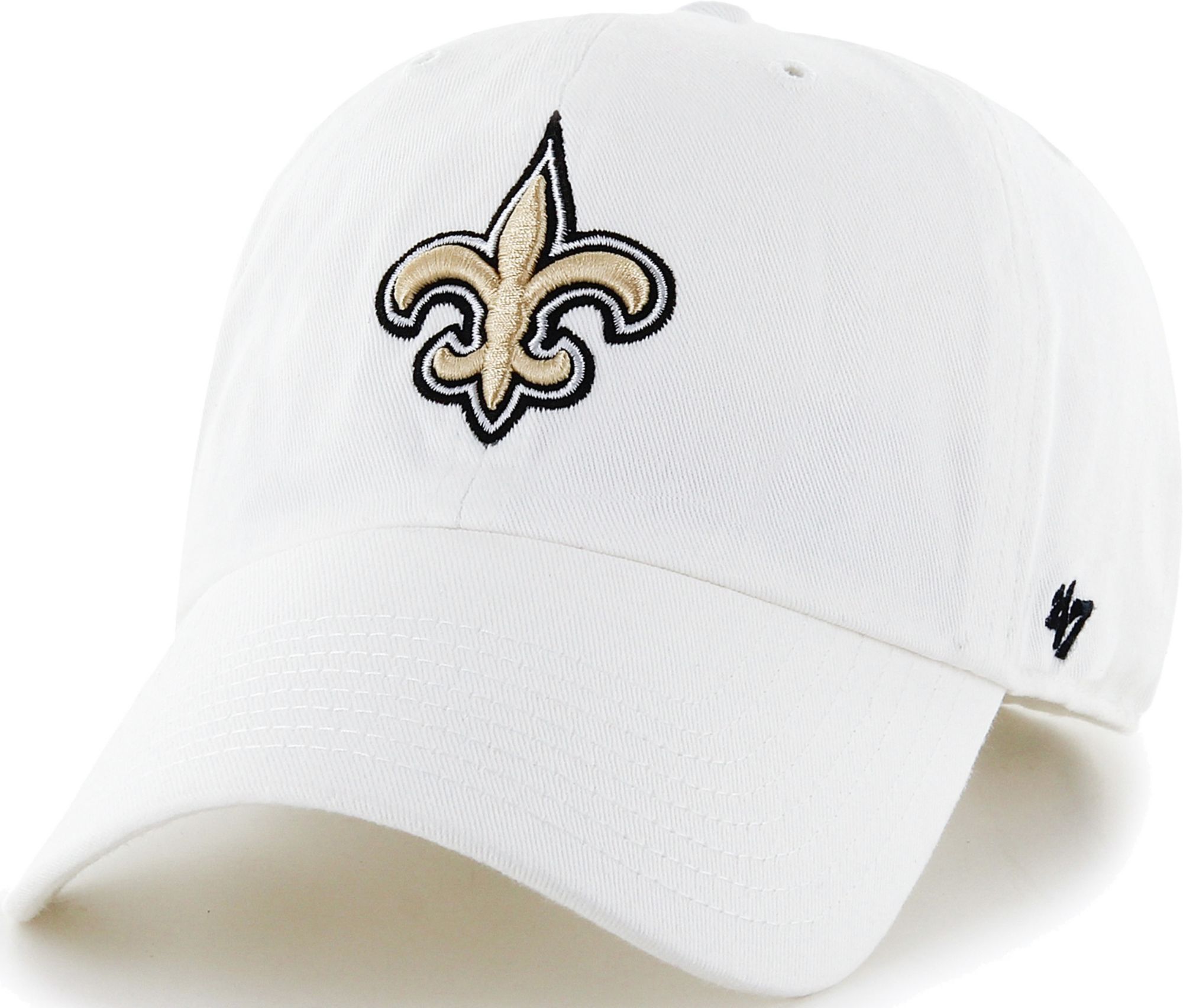 white new orleans saints hat