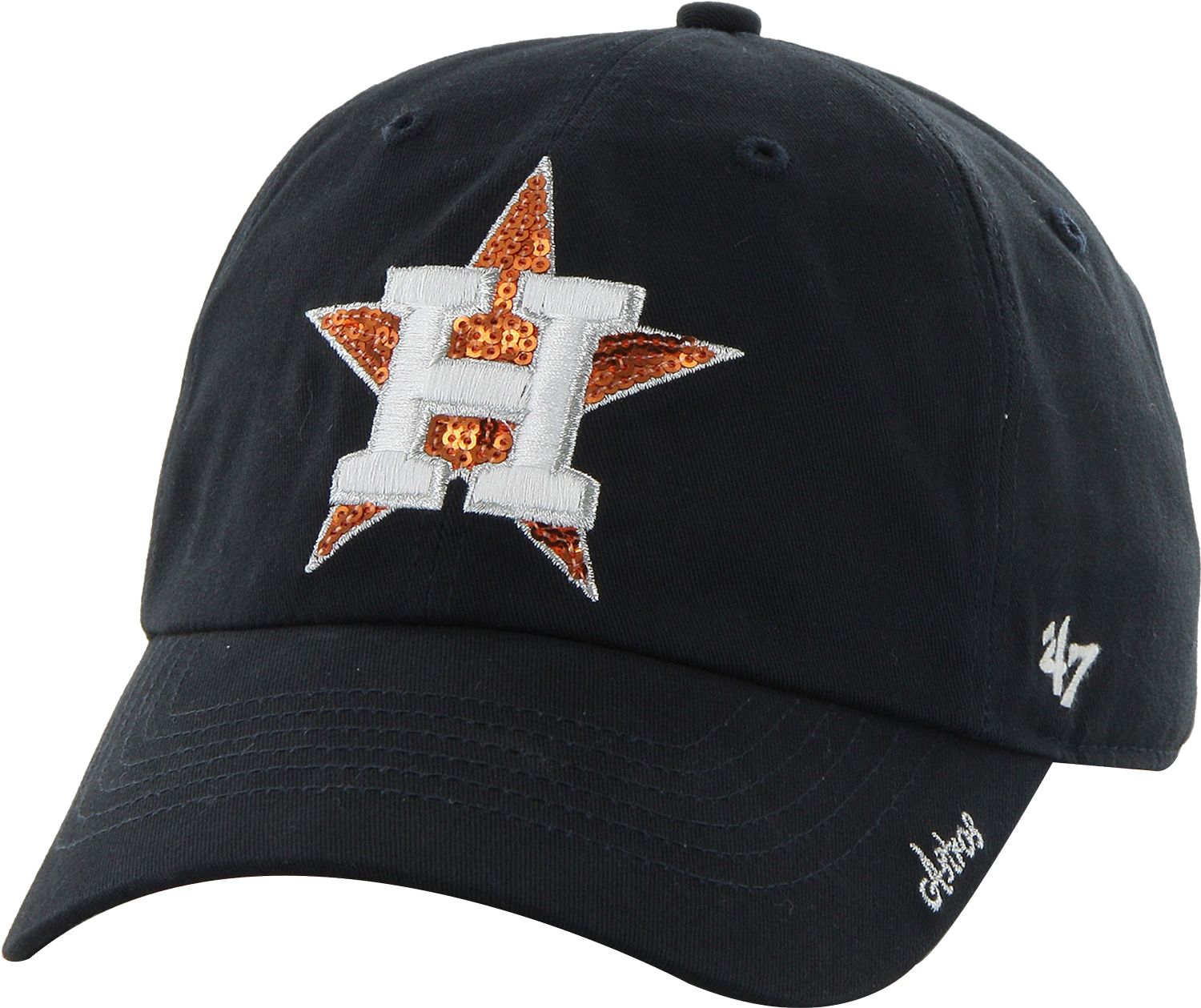 Women's Houston Astros Pink Mist Clean Up Adjustable Hat
