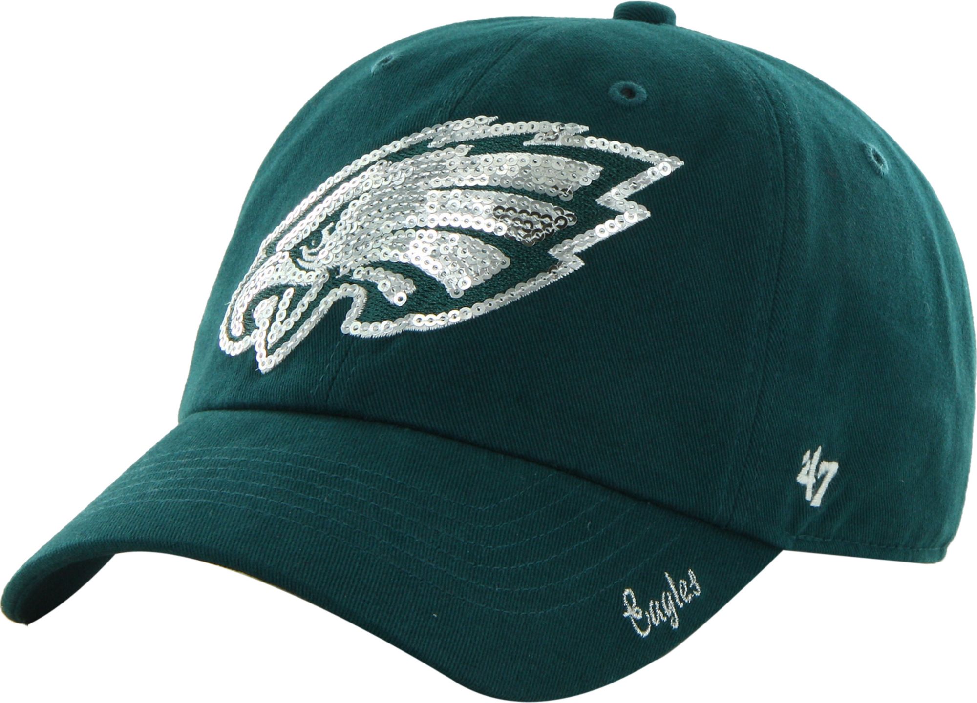47 Brand / Women's Philadelphia Eagles Sparkle Adjustable Green Hat