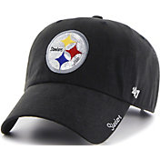 '47 Women's Pittsburgh Steelers Sparkle Logo Black Adjustable Hat