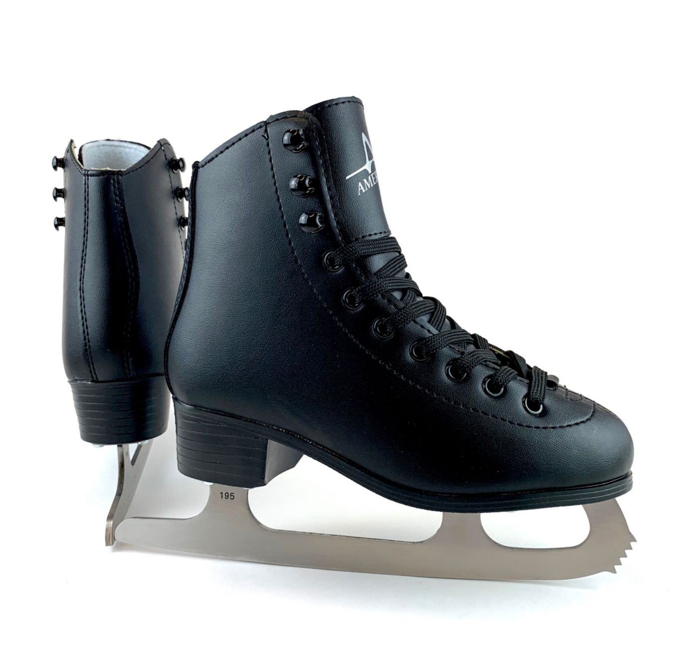 american athletic shoe men's tricot lined figure skates