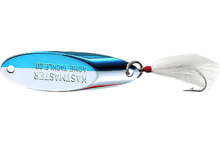 Kastmaster Bucktail Teaser (1/4) - Chrome Neon Blue - Ramsey Outdoor