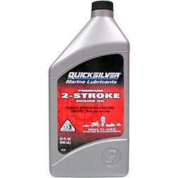 Quicksilver Premium 2-Stroke Engine Oil - Quart