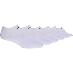 adidas Men's Athletic Cushioned No Show Socks - 6 Pack