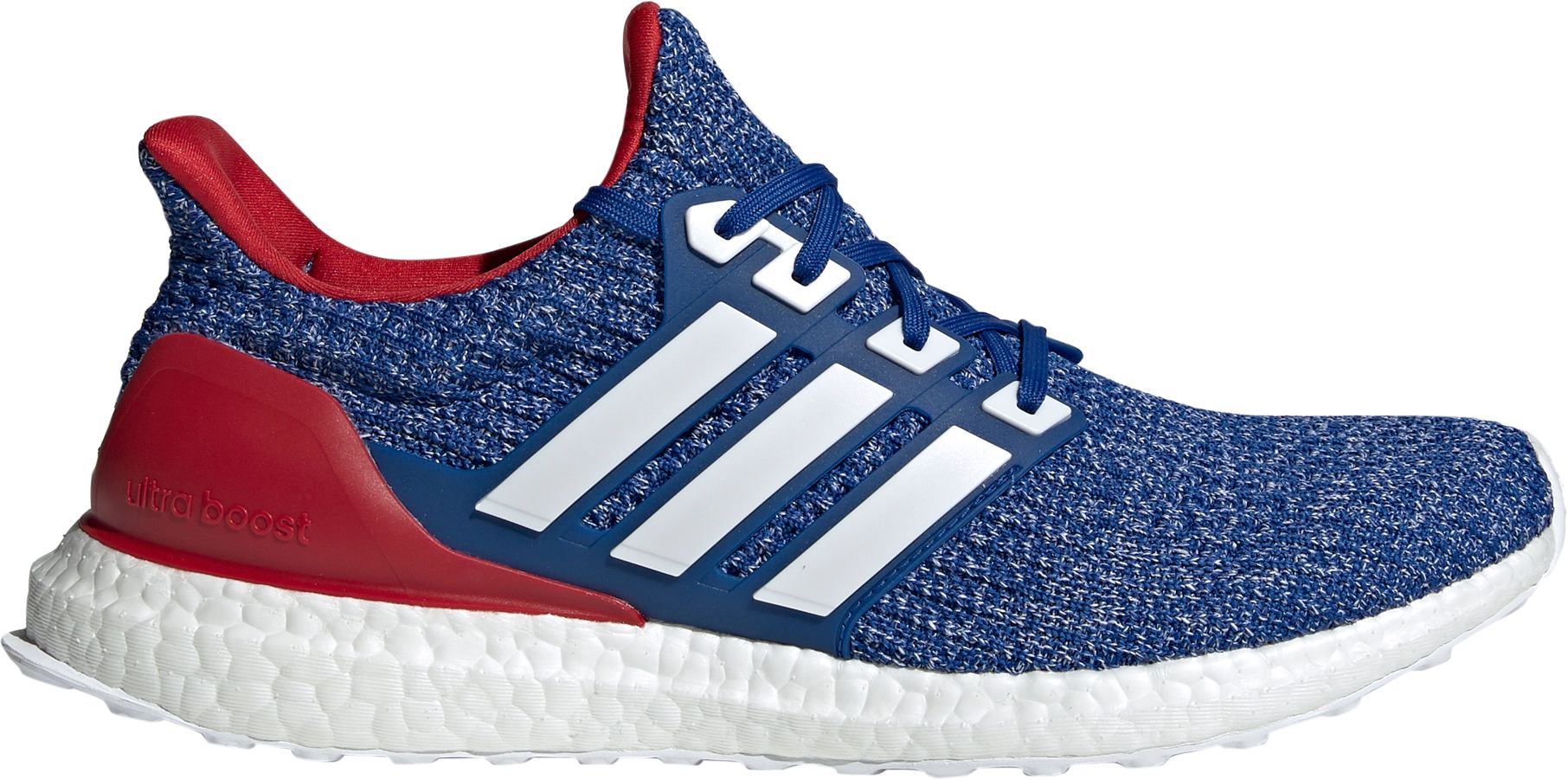 adidas Mens Ultraboost White/White/Collegiate