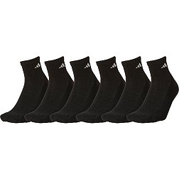 adidas Men's Athletic Quarter Socks 6 Pack