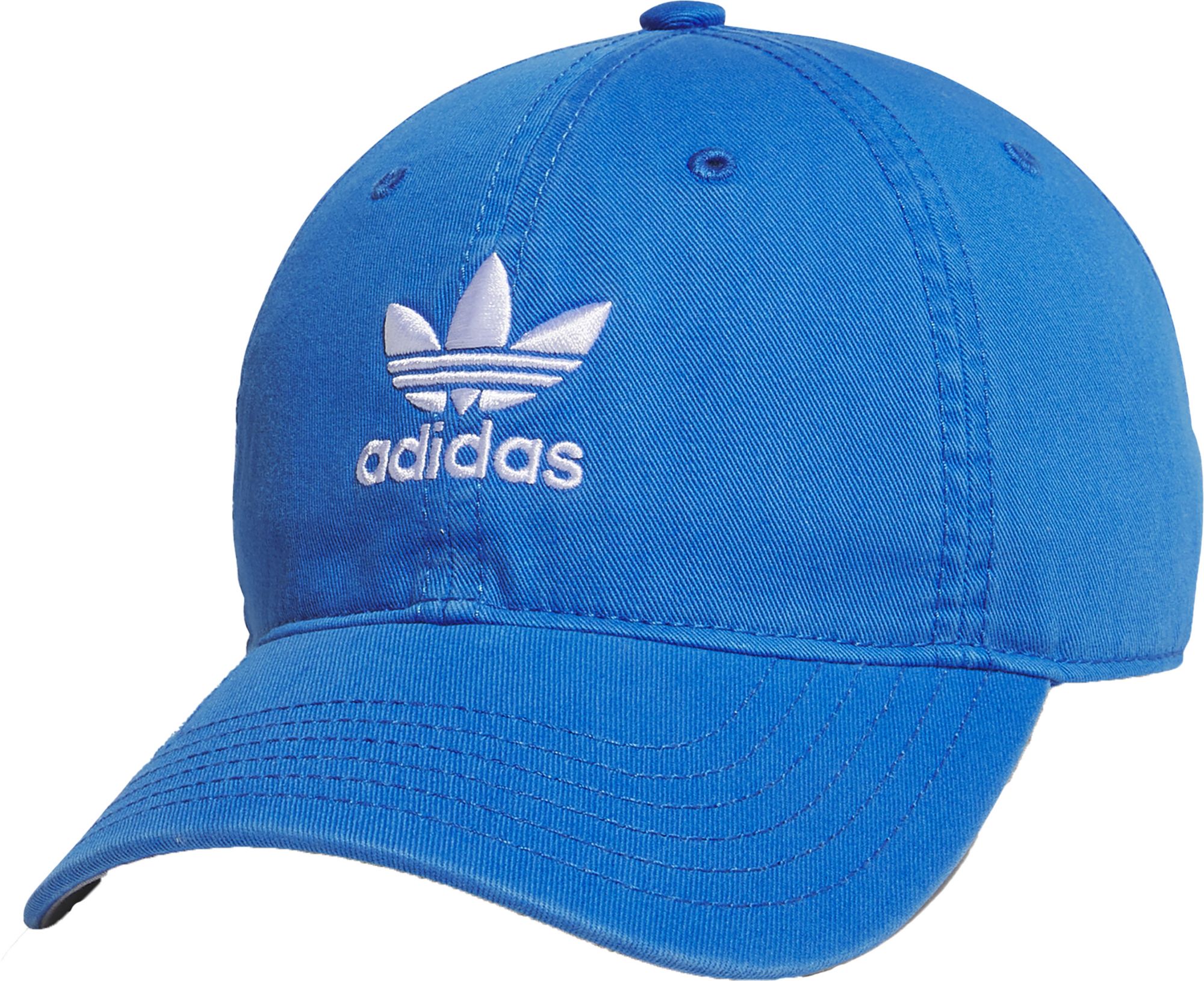 adidas Men's Adicolor Originals Relaxed Hat - Blue