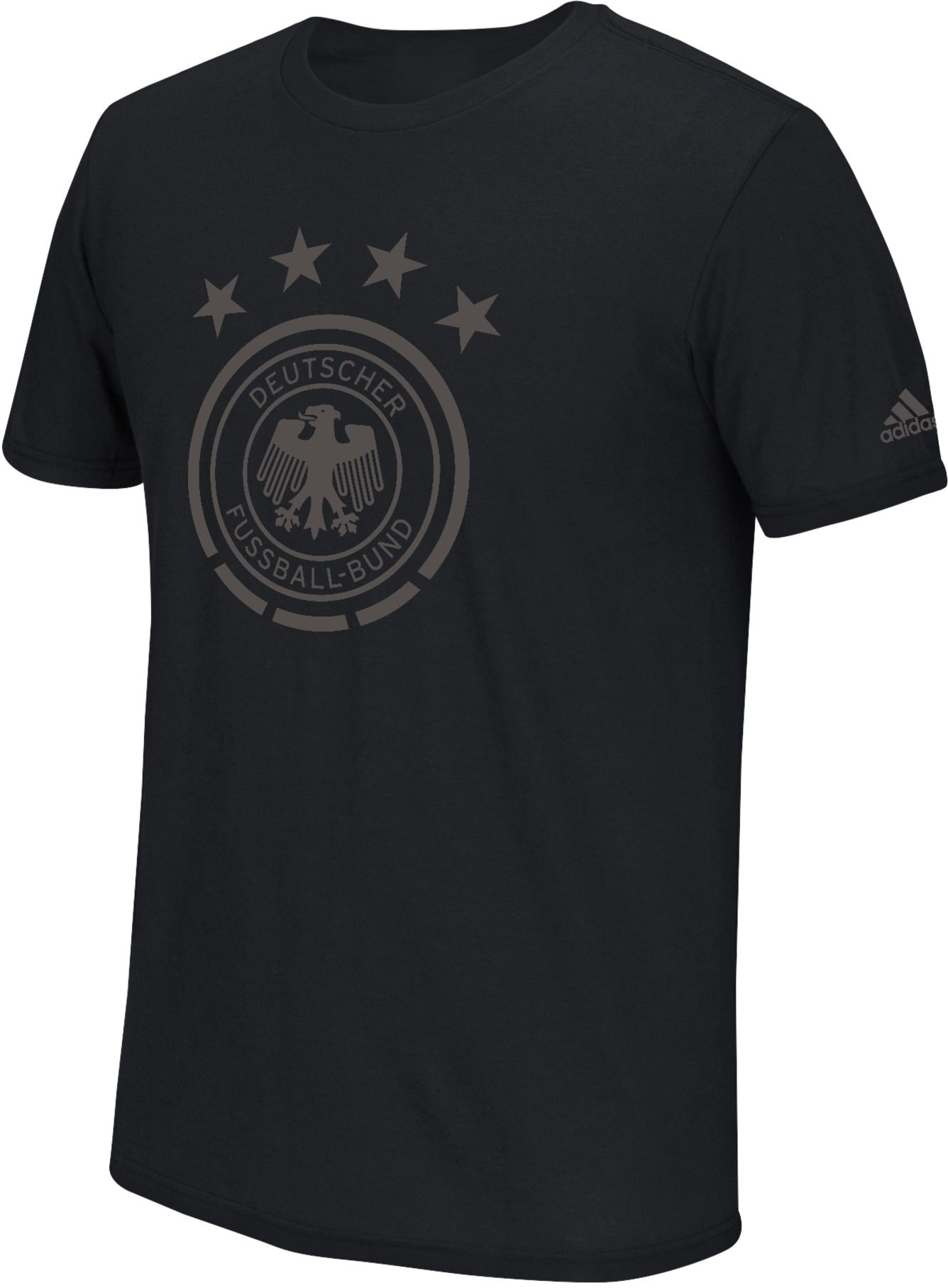 adidas Men's Germany Crest Black T-Shirt