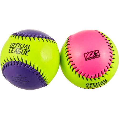 Balle De Softball Rawlings Dream Seam Fast Pitch 12'' - Neuve, Cuir