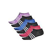 adidas Women's Superlite II No Show Athletic Socks - 6 Pack