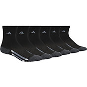 adidas Kids' Cushioned Stripe Crew Socks - 6 Pack