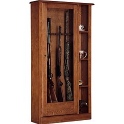 American Furniture Classics 10 Gun Curio Cabinet Combo