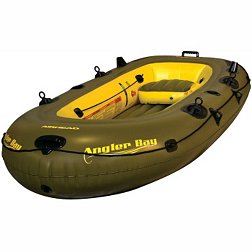 Airhead Angler Bay 4 Person Inflatable Fishing Boat