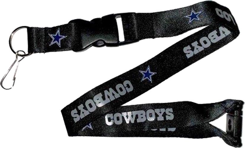 Dallas Cowboys Black Lanyard
