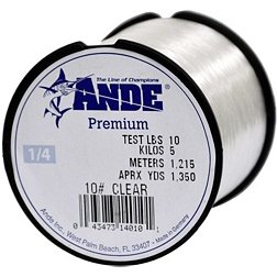 Ande Premium Monofilament 1/4 lb Spool, Clear / 30lb