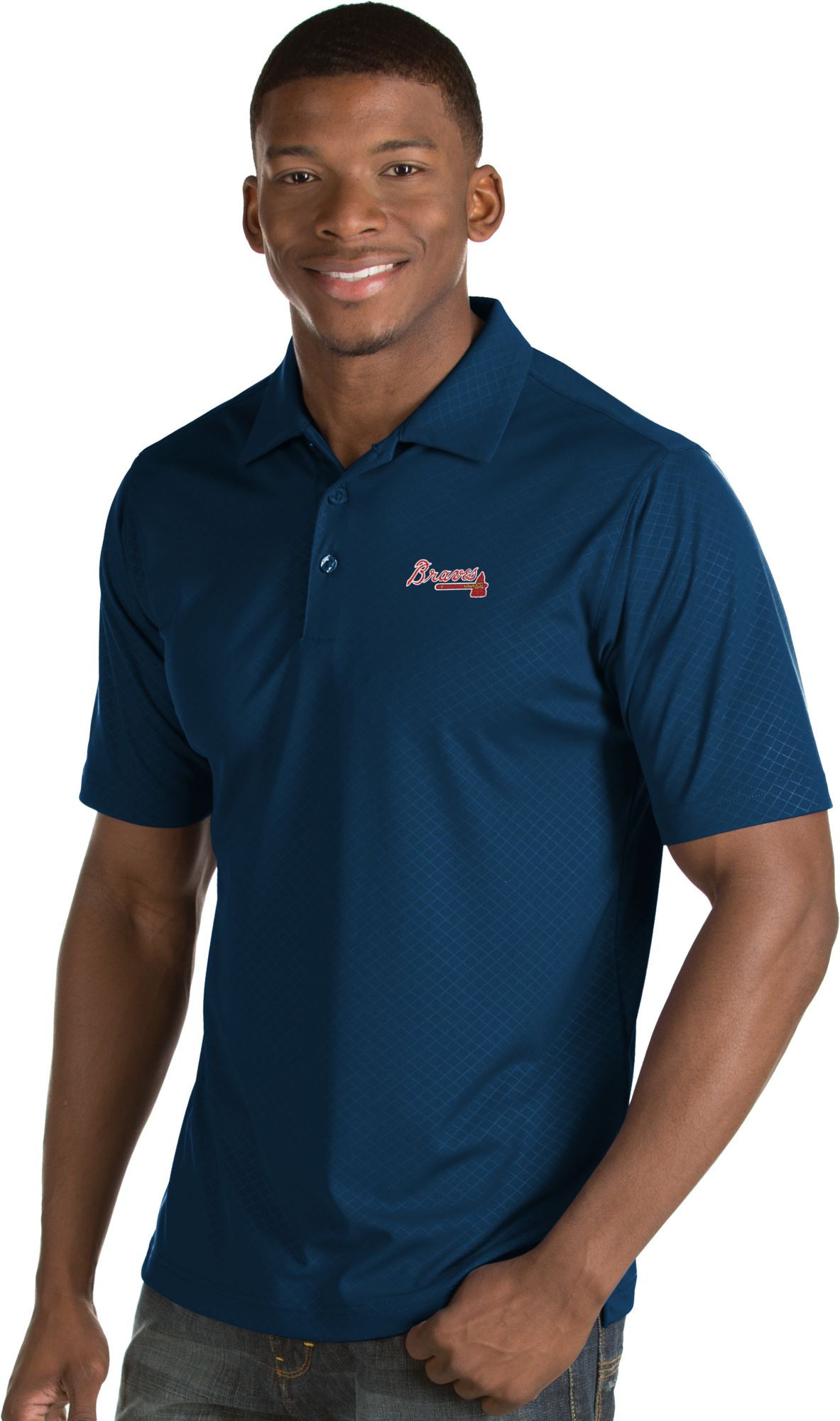 braves nike polo