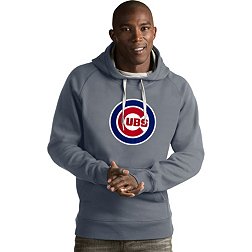 Antigua Men's Chicago Cubs Grey Victory Pullover