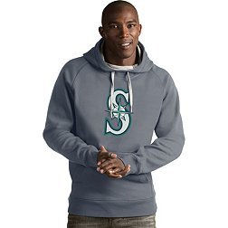 Antigua Men's Seattle Mariners Grey Victory Pullover