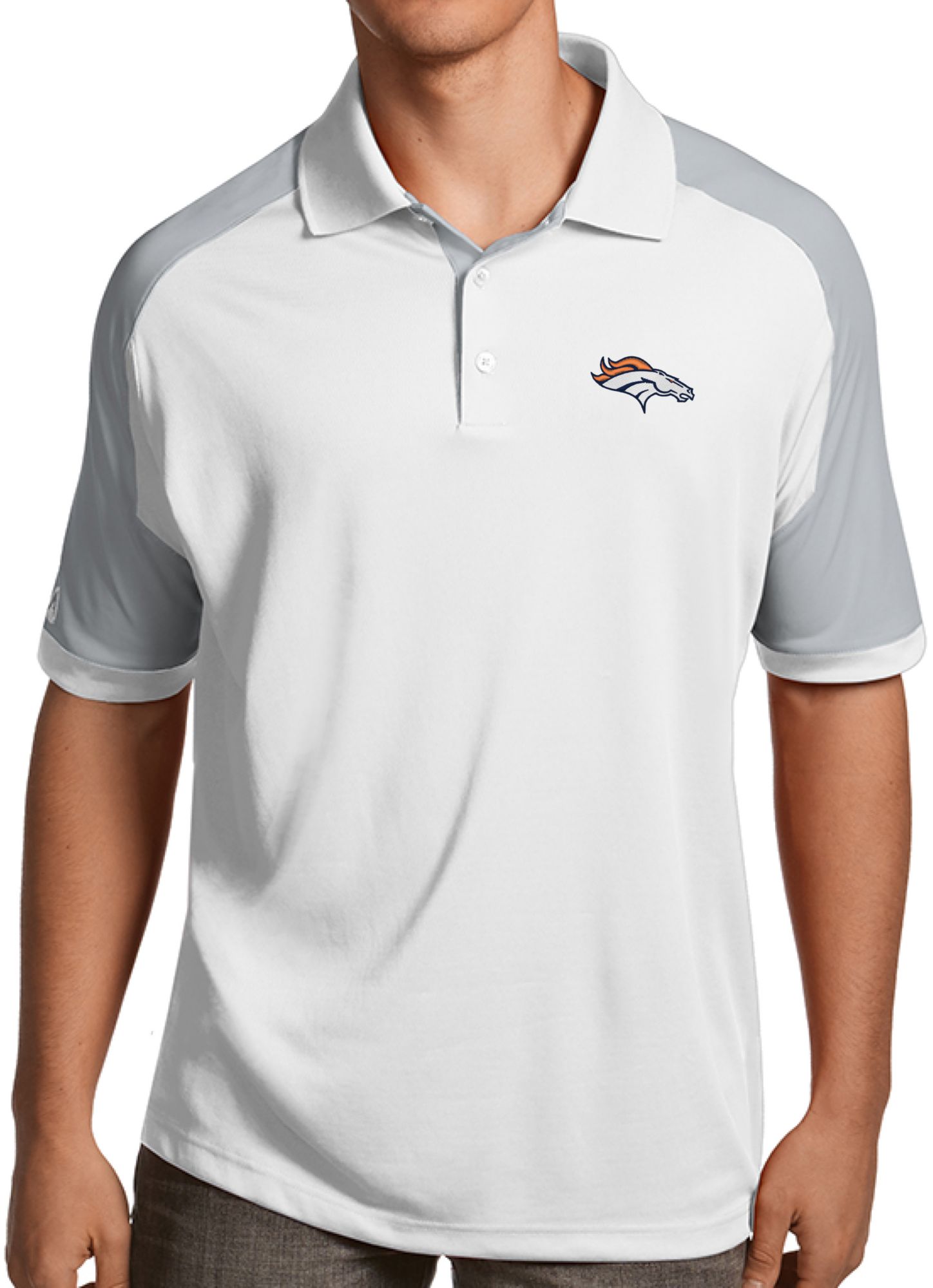 Antigua Apparel / Men's Denver Broncos Century White Polo