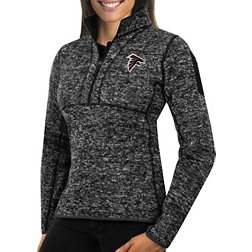 Antigua Women's Atlanta Falcons Fortune Black Pullover Jacket