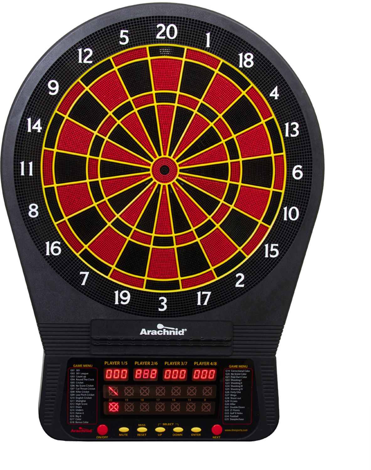 Arachnid cricketpro 800 electronic dartboard manual instructions