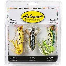 Arbogast Triple Threat Topwater Frog 3-Pack