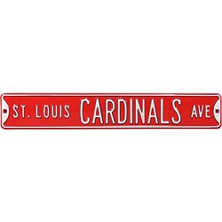 Authentic Street Signs St. Louis Cardinals Bird at Bat Steel Logo