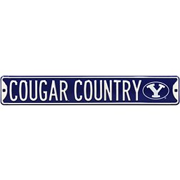 Authentic Street Signs BYU Cougars ‘Cougar Country' Street Sign