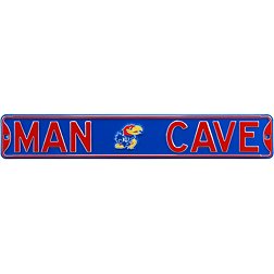 Authentic Street Signs Kansas Jayhawks ‘Man Cave' Street Sign